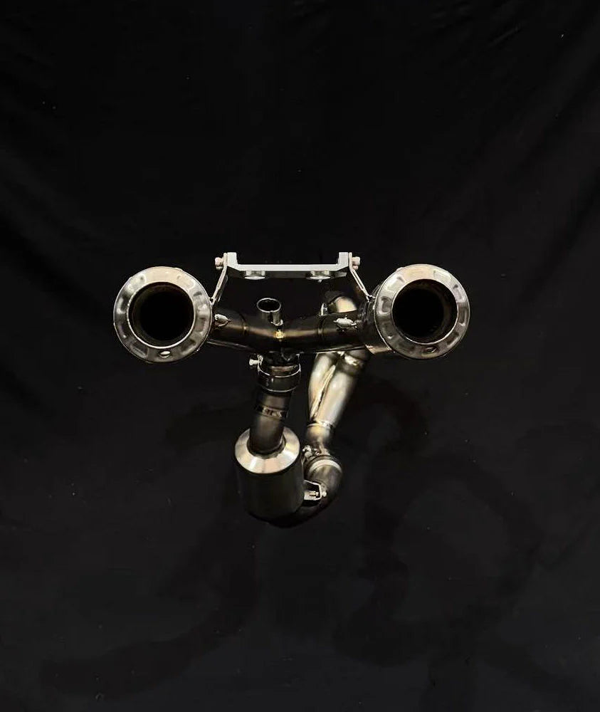 Vandemon Ducati Scrambler 1100 Pro 2021-24 Full Titanium Exhaust System DUC1100SCRTIEXBRA VA-127