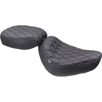 MUSTANG Tripper™ Passenger Seat - Diamond - Black Stitch - Honda Rebel '17-'25 84005