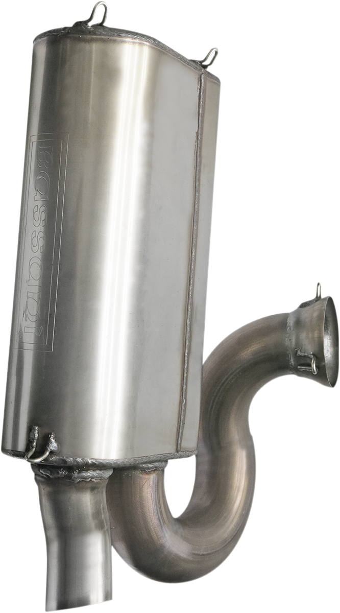 BASSANI XHAUST Muffler - Stainless Steel - Slingshot Polaris Slingshot 2015-2016 6S17