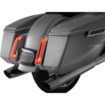 CIRO License Plate Frame - LED - Curved - Black 40520