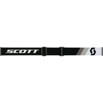 SCOTT Fury Snow Cross Goggle - Premium Black/White - Clear Lens 278605-7702043