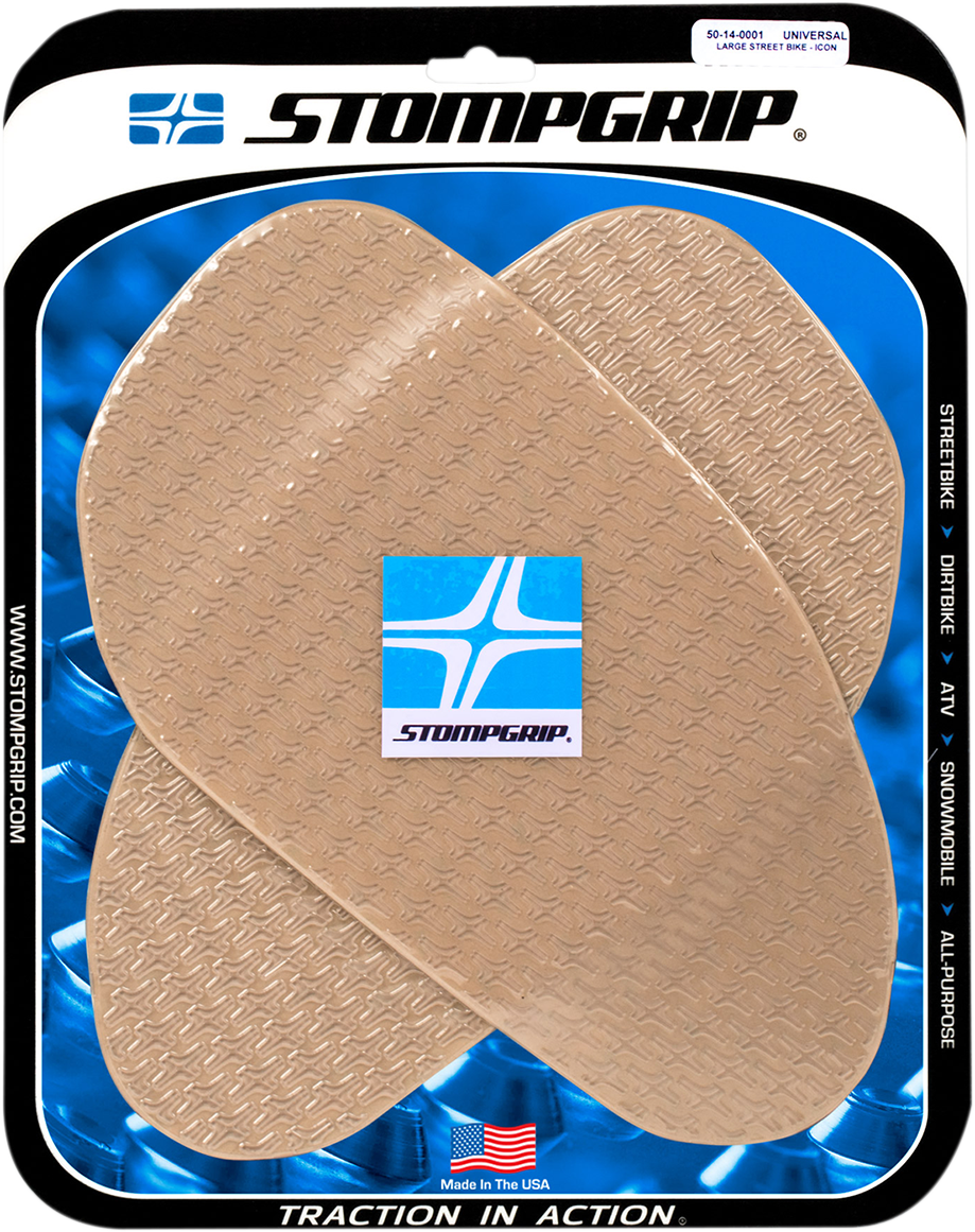 IN STOCK STOMPGRIP Traction Kit - Large Street Bike - Clear 50-14-0001C