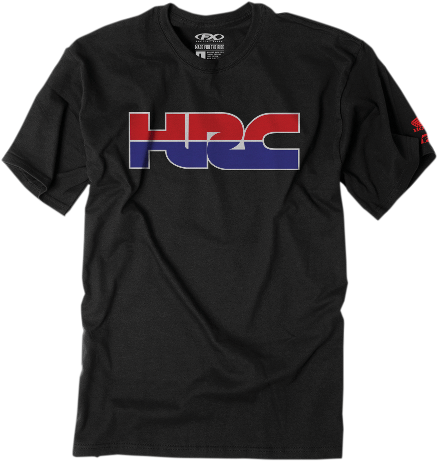 FACTORY EFFEX Honda HRC T-Shirt- Black - 2XL 22-87328