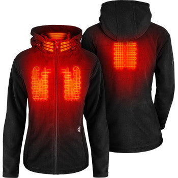 GERBING HEATED CLOTHING Women's 7V Thermite Fleece Heated Jacket 2.0 - Black - Small GER-TFJKT-7V-W-B-S