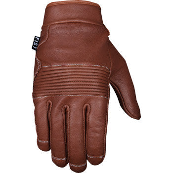 FIST HANDWEAR Road Warrior Leather Gloves - Tan - 2XS RW002XXS