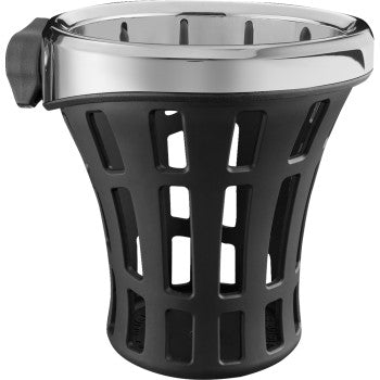 CIRO Drink Holder - Gen 2 - Big Ass® - Chrome - Chrome 1-1/8"/1-1/4" Handlebar Mount 55814