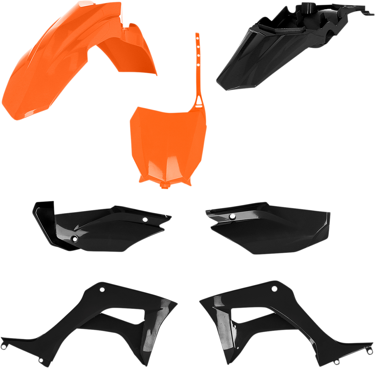 ACERBIS Full Replacement Body Kit - Orange/Black CRF110F 2019-2023 2861935225