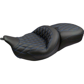 MUSTANG Seat Super Tour Blu Thread 89538SB