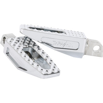 THRASHIN SUPPLY CO. Slim P-54 Footpegs - Front/Rear - Chrome TSC-2021-3-D