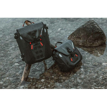 SW-MOTECH SysBag Waterproof Side Bag - Medium - 17 to 23 Liter - with Right Adapter Plate BC.SYS.00.005.12000R