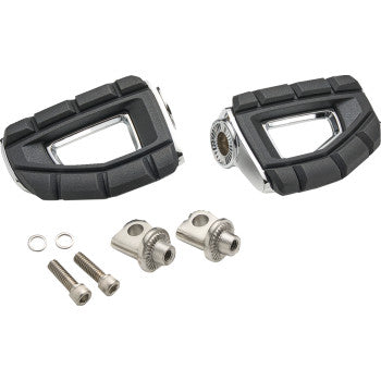 CIRO Chicane™ Footrests - Chrome 61600