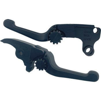 PSR Lever Set - Anthem - Harley Davidson - Short - Black 12-01667-22