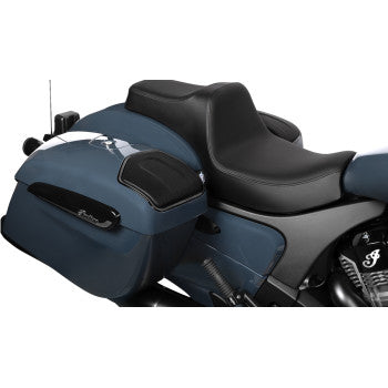 DRAG SPECIALTIES SEATS Predator III 2-Up Seat - Vinyl/Solar Leather - Smooth - Chieftain '25/Challenger '20-'25 0810-2469
