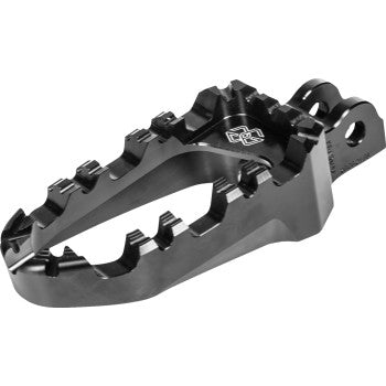 GILLES TOOLING Pro-X Enduro Footpegs - Black Africa Twin 2020-2022, 2024 RGK-119-UF34-SET-B