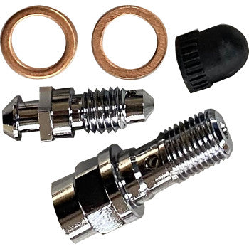 DRAG SPECIALTIES Bleeder & Caliper Banjo Bolt Kit B16-0726C 1702-0708