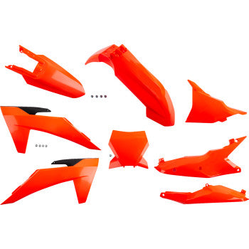 UFO Replacement Body Kit - Fluorescent Orange KTM 125/250/300 SX / 250 /350/450 SX-F 2023 KTKIT529-FFLU
