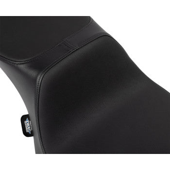 DRAG SPECIALTIES Predator 2-Up Seat - Extended Reach - Smooth Vinyl - FLHX/FLTR '23-'24 0801-1940