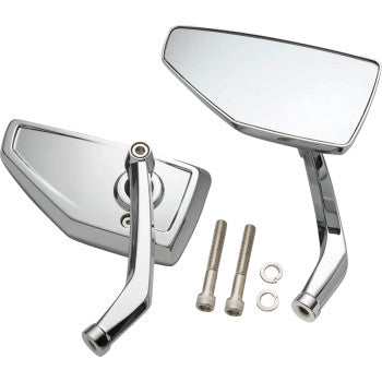 CIRO Mirrors - Chicane - Side View - Chrome - Left/Right - Pair 55000