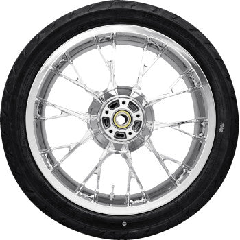 COASTAL MOTO Marlin Rear Wheel - Chrome (18") | Dunlop AE2 Tire (180/55B18) PKG2-MAR185CH-ABST