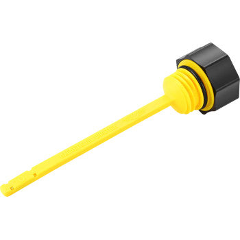 FIGURATI DESIGNS Performance Magnetic Oil Dipstick - Curved - Black - M8 Touring/Trike FDP01-M8SM-BLK