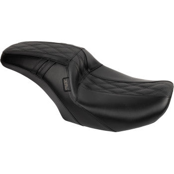 LE PERA Outcast Seat - Without Backrest - GT2 Inlay - FLH/FLT '23-'24 LV-987GT2