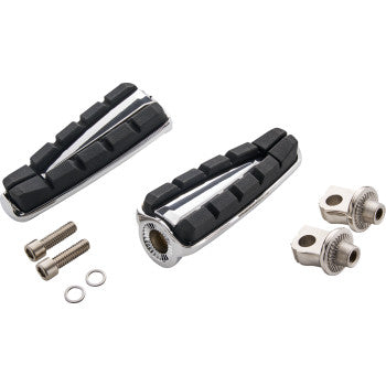 CIRO Footpegs Chicane With H-D Adapters Chrome 61605