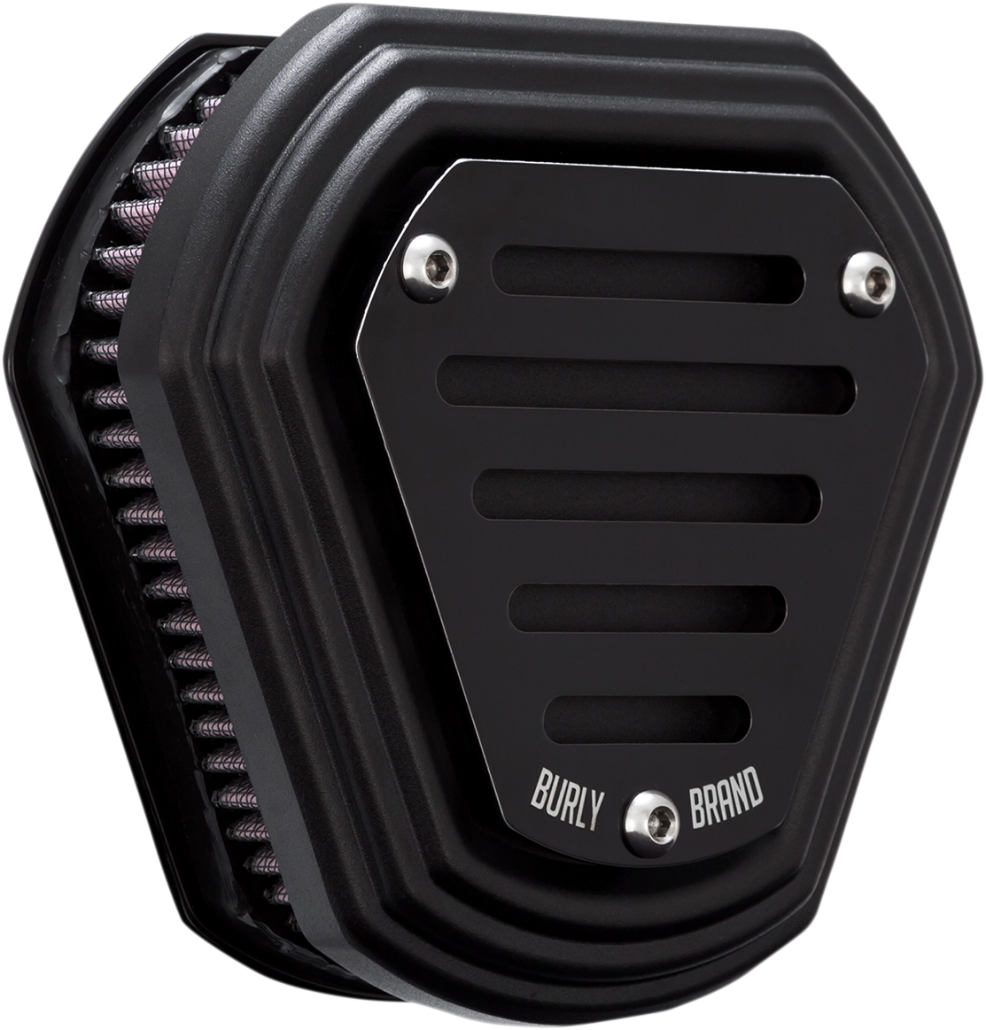 BURLY BRAND Burley Air Cleaner - Chrome - XL B09-0012C