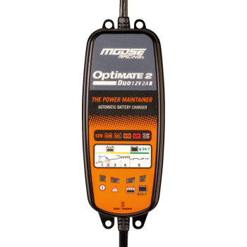 MOOSE RACING Battery Charger - Optimate 2 Duo TM-555