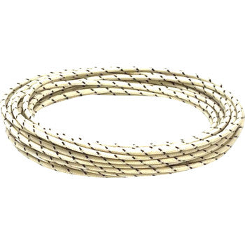 NAMZ 25' Cloth-Braided Wire Spool - 16 Gauge - White/Black NCBW-90