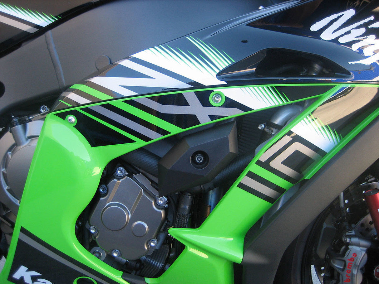 Graves Motorsports Frame Sliders For Zx-10r 2016-2024 Fsk-16zx1-K