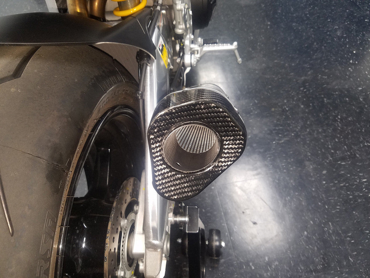 Graves motorsports cat eliminator exhaust titanium RSV4 RF / RR 2016 EXA-16RSV4-CETT