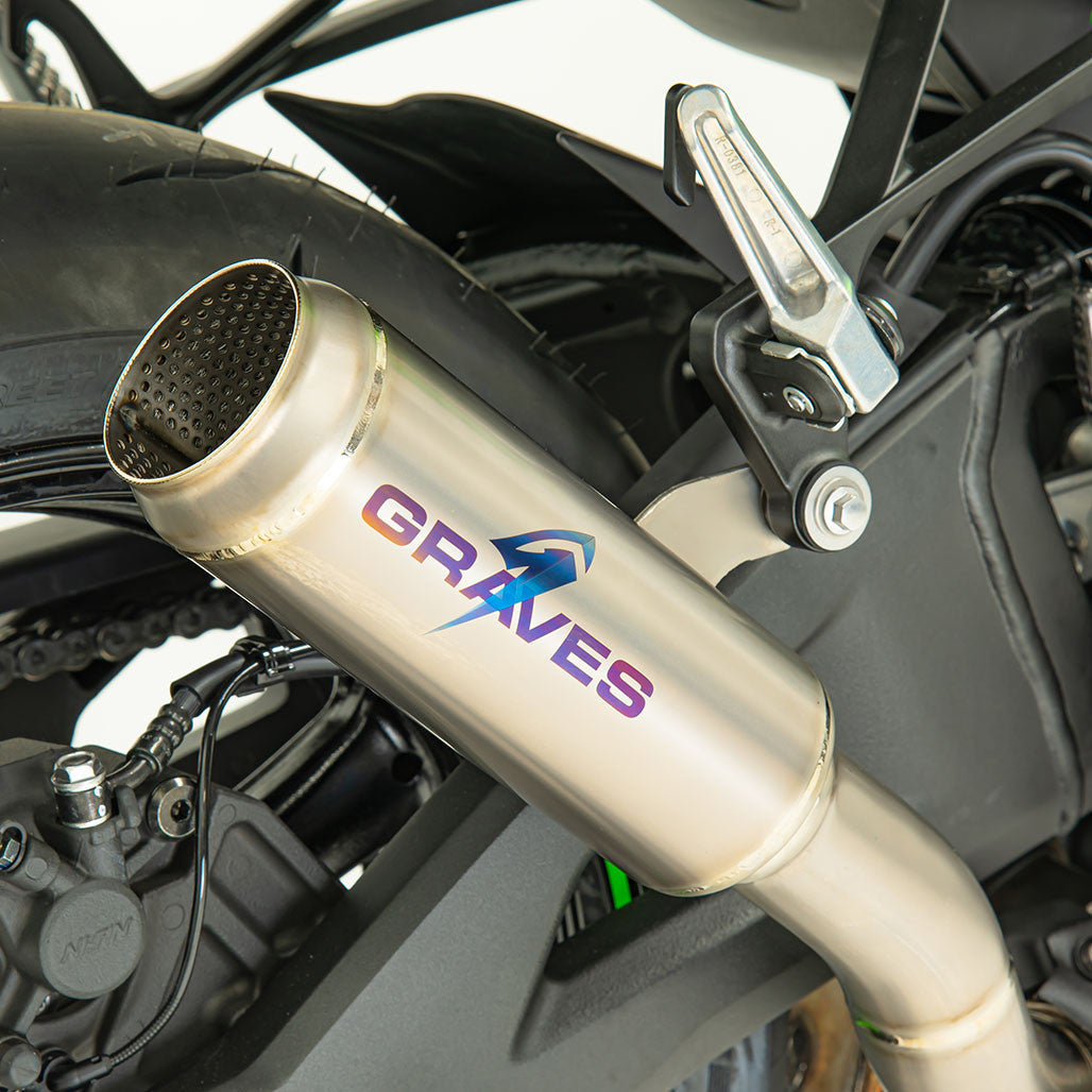 Graves Exhaust Moto1 Cat Back Exhaust Zx10r / Zx10rr 2021 -2023 Exk-21zx1-Som