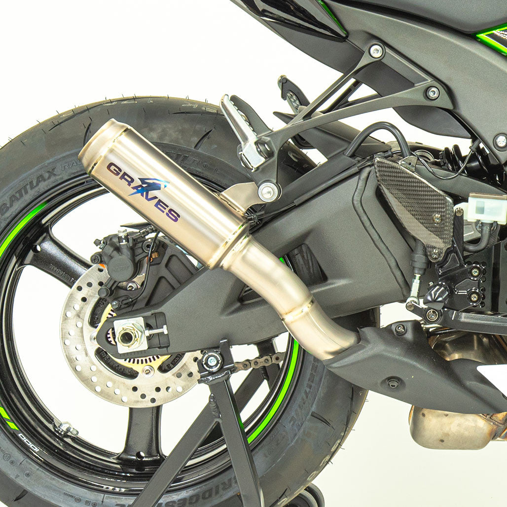 Graves Exhaust Moto1 Cat Back Exhaust Zx10r / Zx10rr 2021 -2023 Exk-21zx1-Som