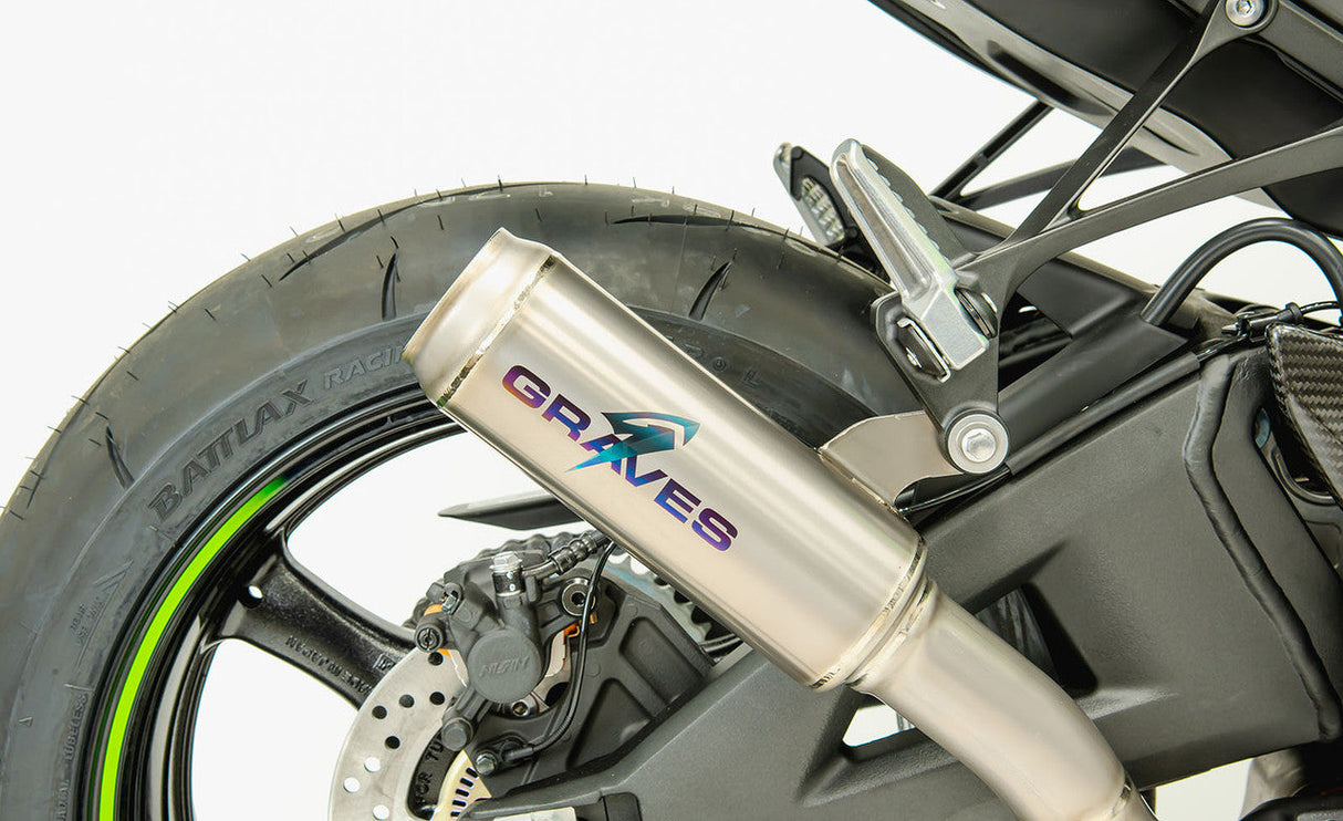Graves Exhaust Moto1 Cat Back Exhaust Zx10r / Zx10rr 2021 -2023 Exk-21zx1-Som