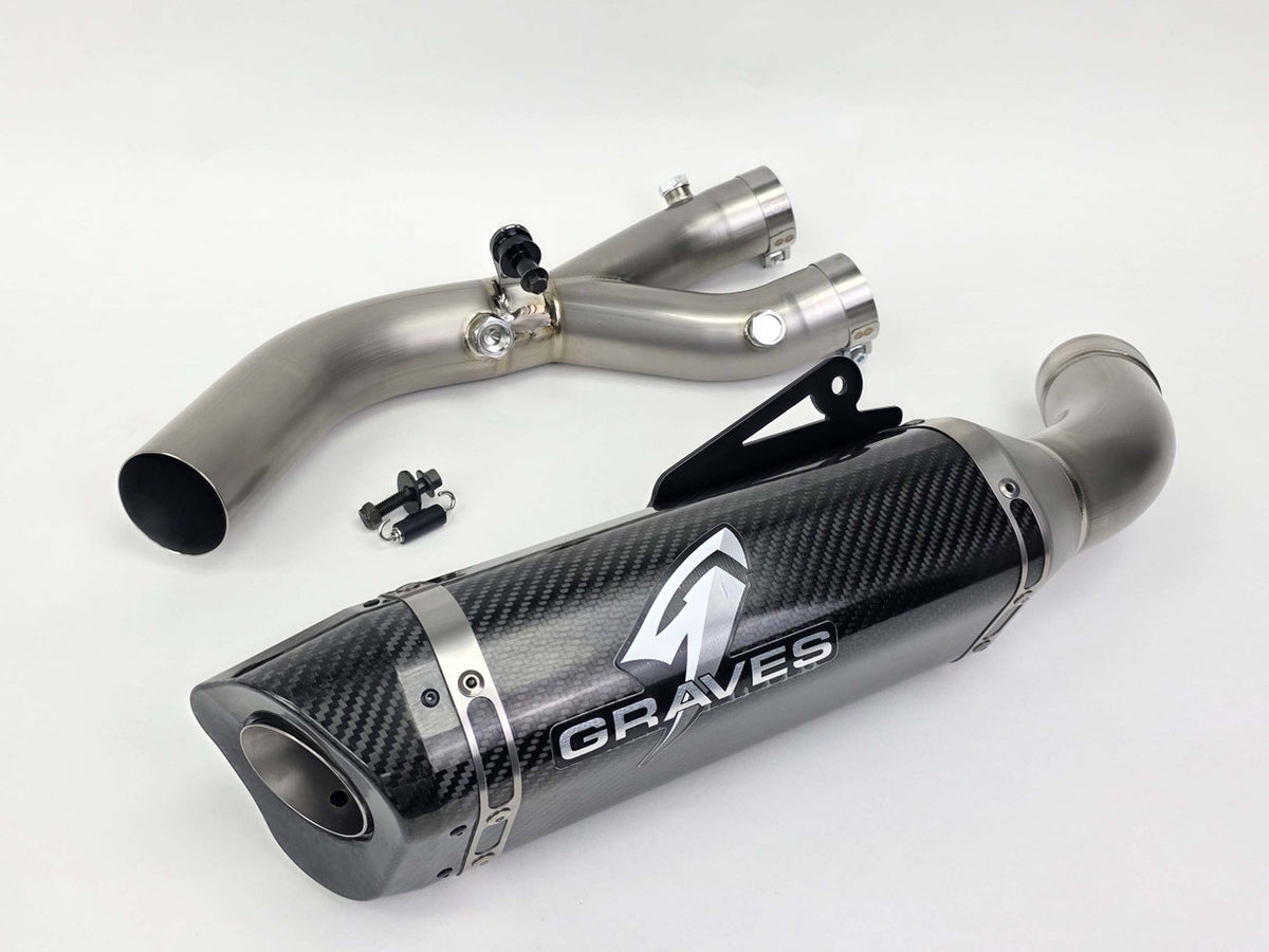 Graves Motorsports Cat Eliminator Exhaust System For R1 15-2026 Exy-15r1-Cetc-2