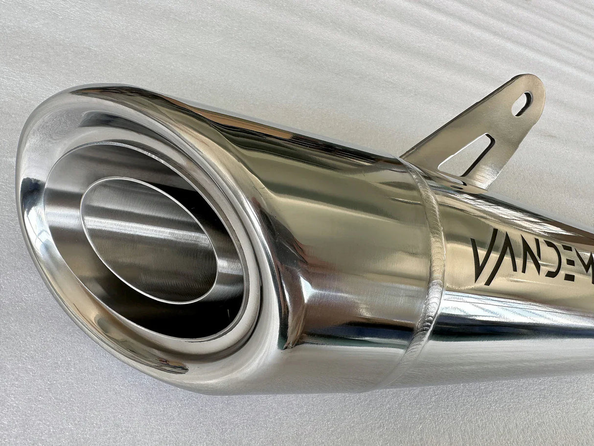 Vandemon Ninja H2 H2R Titanium Slip-On 2015-2025 2026 KAWAH2TIMUFPOLA VA-142