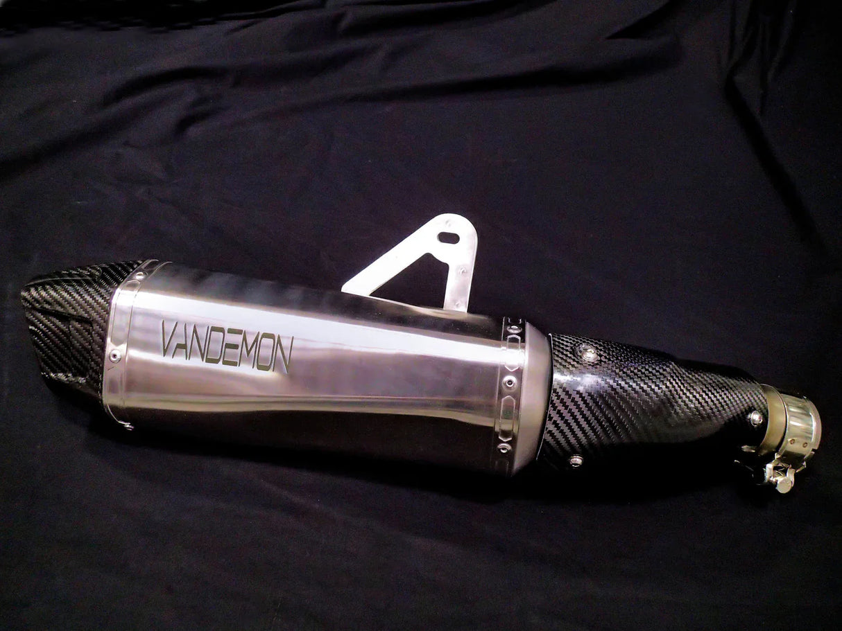 Vandemon Titanium Slip-On Muffler Kawasaki H2 SE SX 2018-26 KAWAH2SESXTITBRMUF6 VA-148