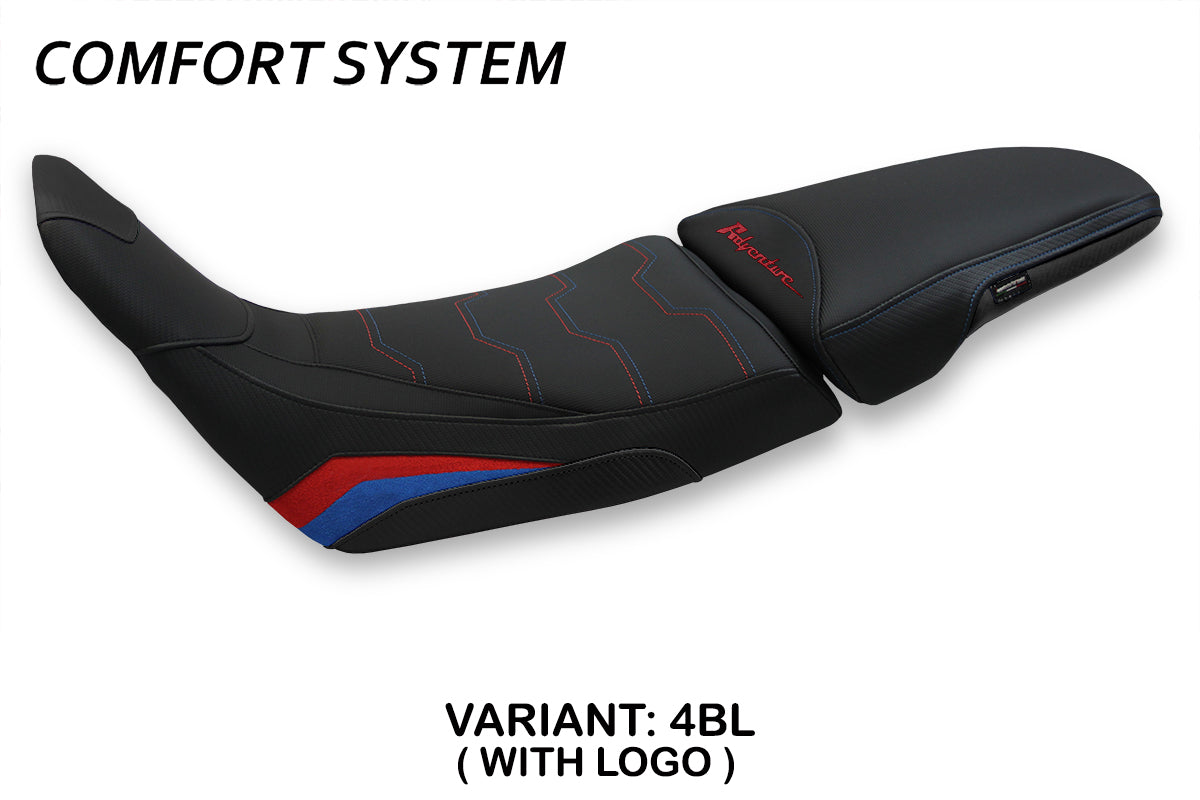 Honda Africa Twin ADV Sport 2020-2024 Seat Cover Tappezzeria Italia Comfort in Red and Blue