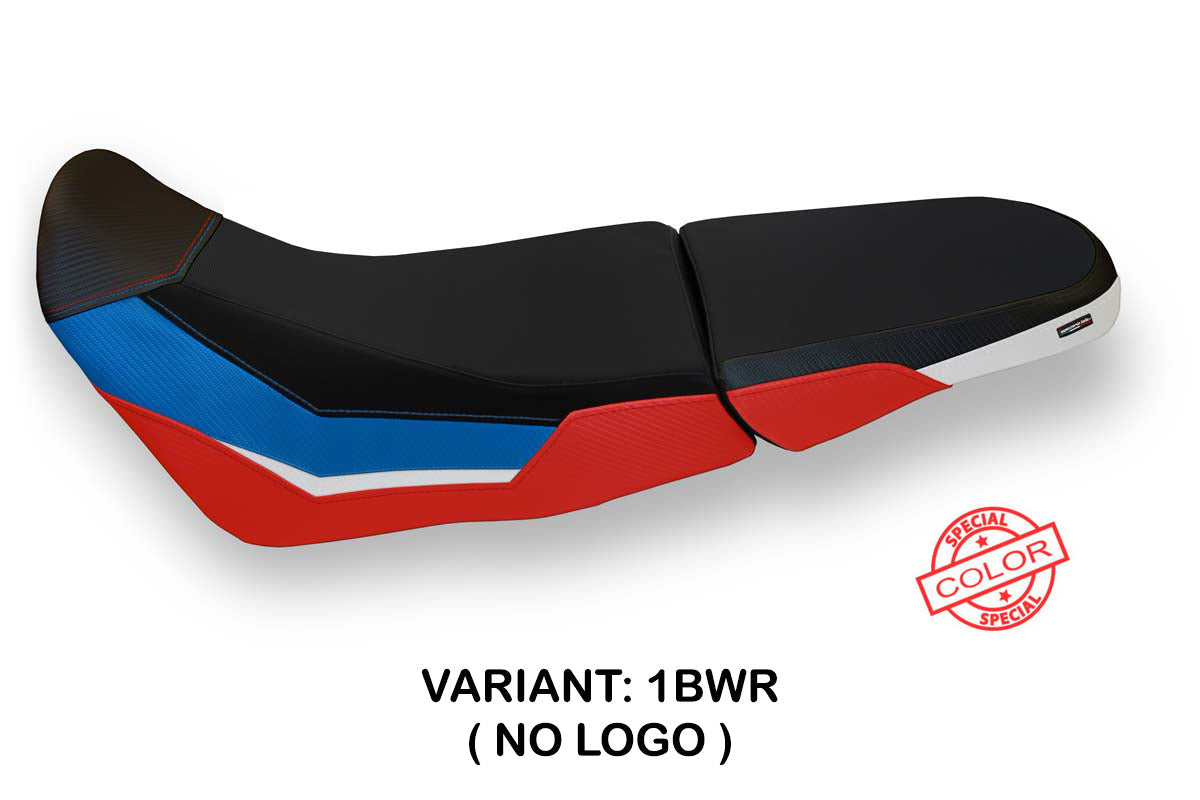 Tappezzeria Italia Honda Africa Twin 1000 Adventure 2018-2019 Seat Cover in Blue, White and Red