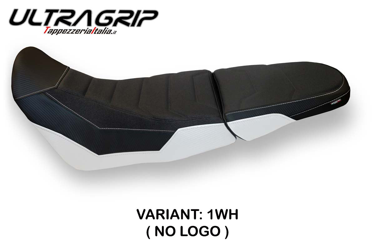 Tappezzeria Italia Honda Africa Twin 1000 Adventure 2018-2019 Seat Cover Ultragrip in White