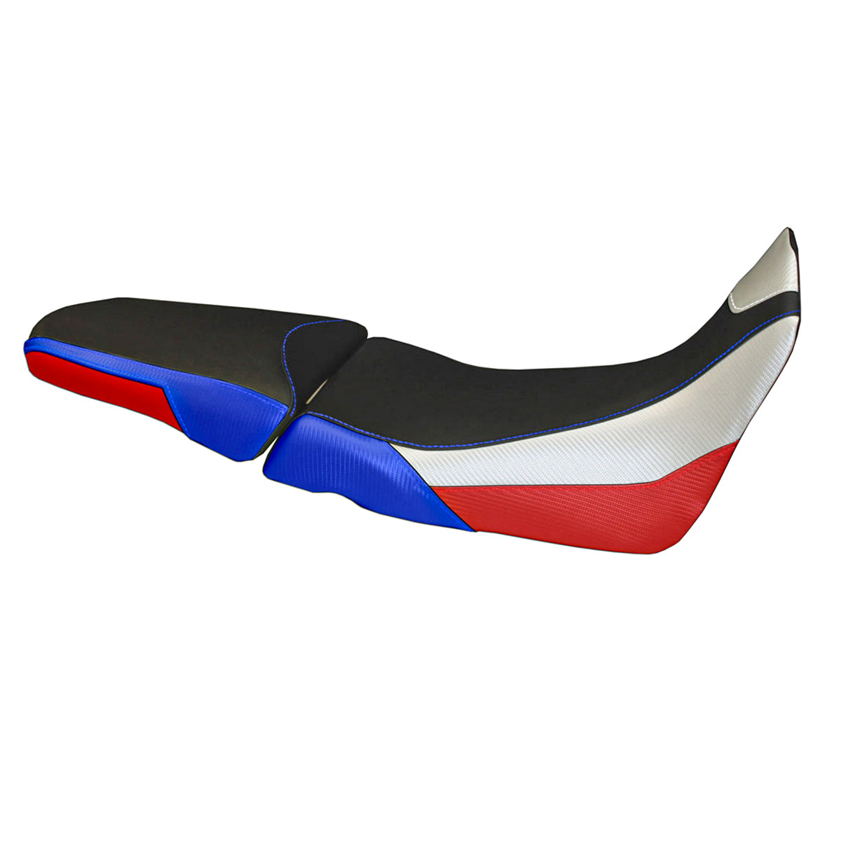 Tappezzeria Italia Honda Africa Twin 1000 2015-2019 Seat Cover in White, Red and Blue
