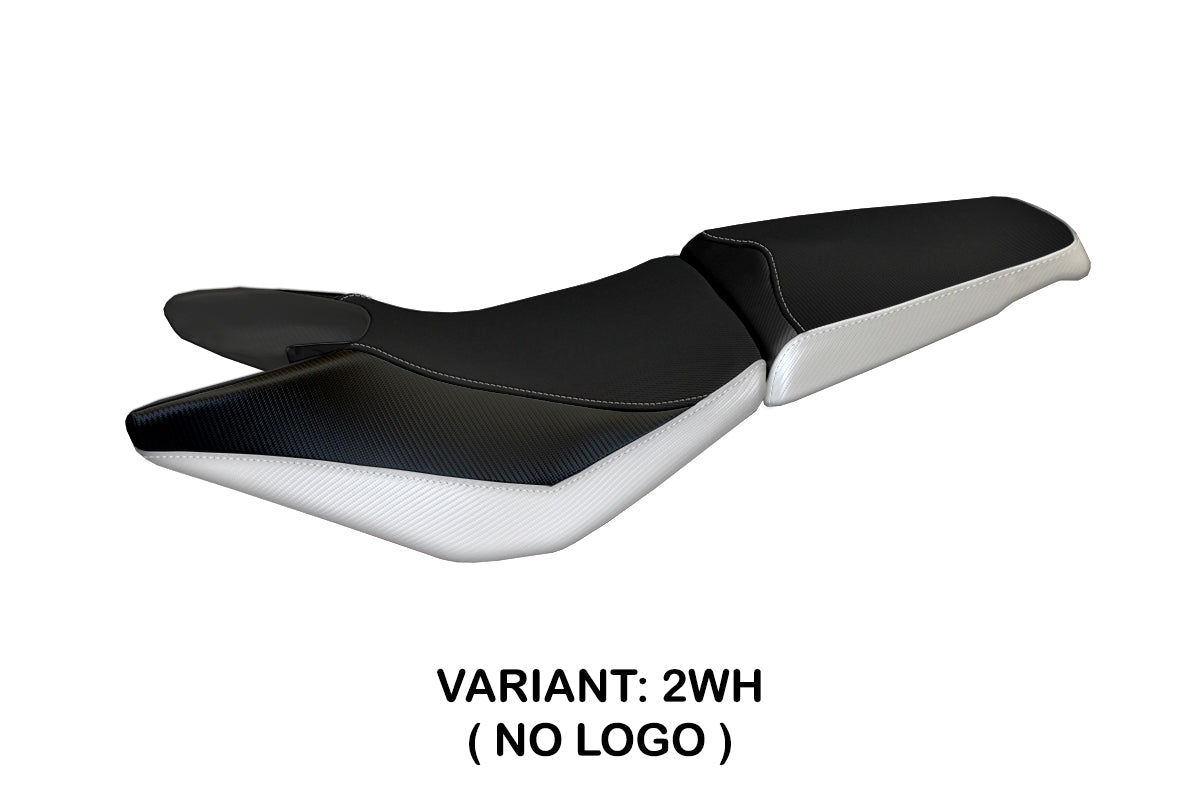 Tappezzeria Italia Honda Crossrunner 800 VFR800X 2016-2020 Seat Cover in White and Black