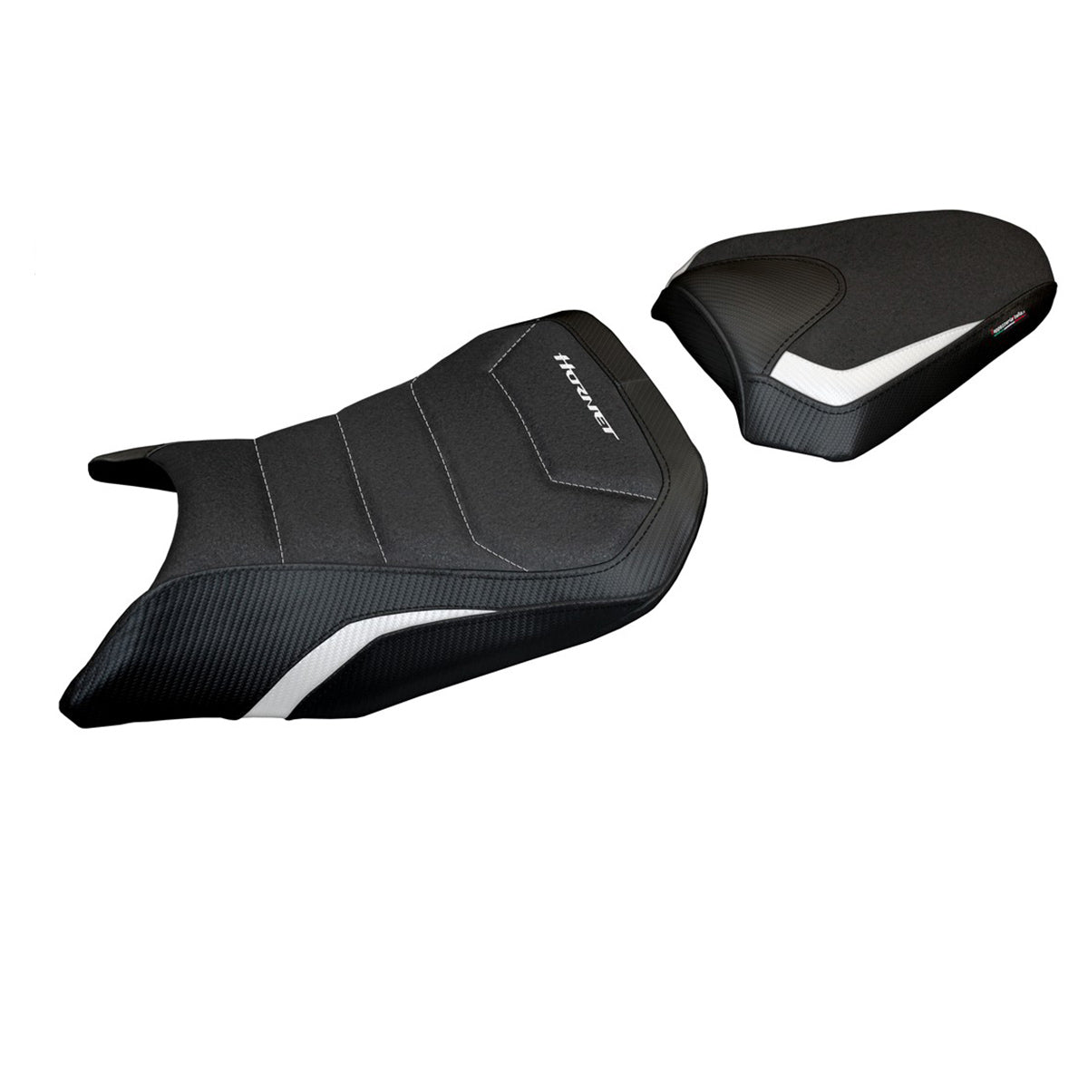 Tappezzeria Italia Honda CB 500 Hornet 2024-2025 Seat Cover Ultragrip White Black