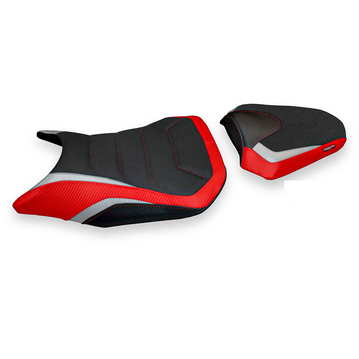 Tappezzeria Italia Honda CB500F 2016-2023 Seat Cover Ultragrip in Red and Silver