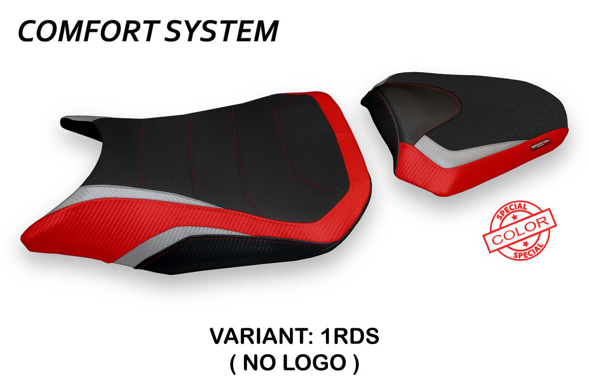 Tappezzeria Italia Honda CB500F 2016-2023 Seat Cover Comfort in Red and Silver