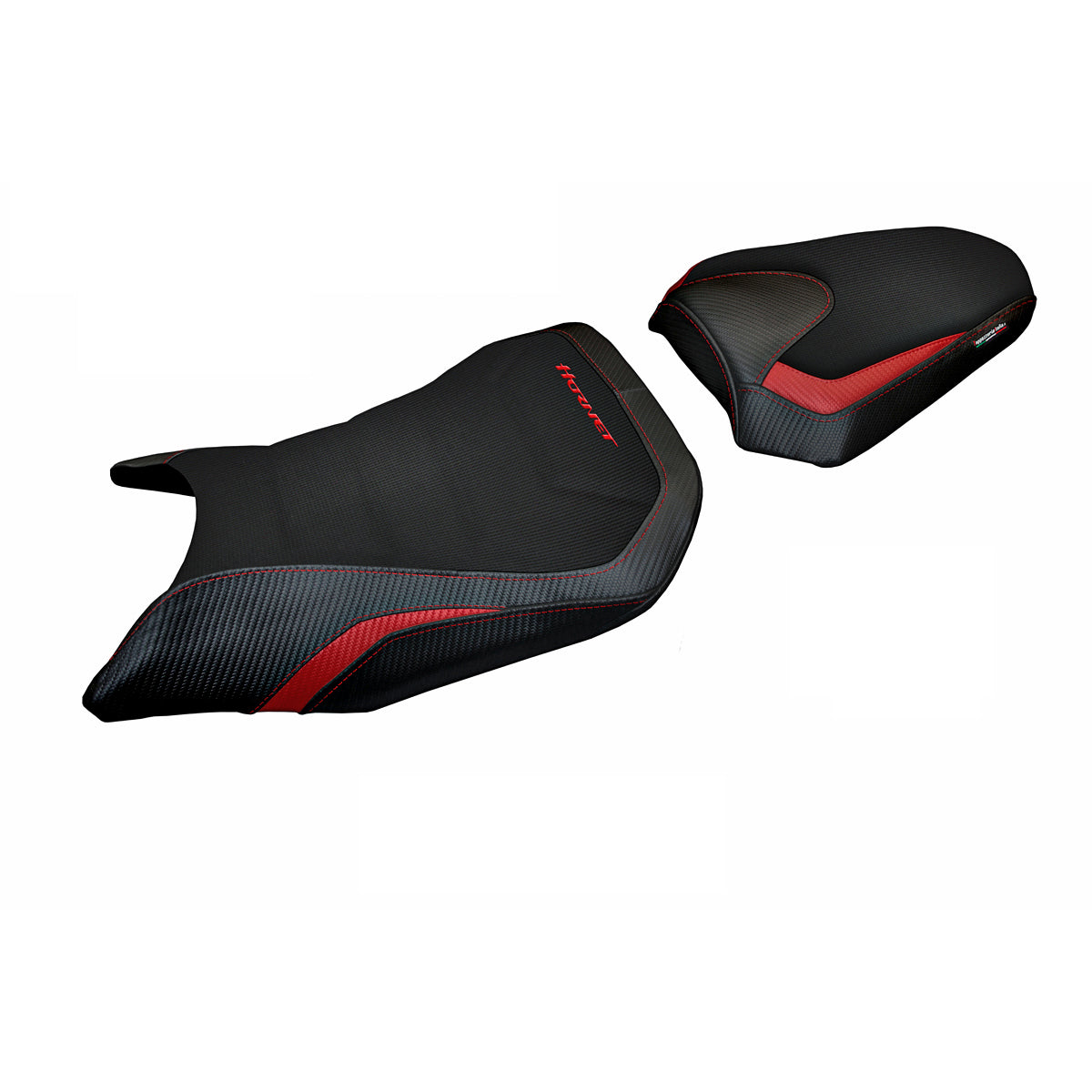 Tappezzeria Italia Honda CB750 Hornet 2023-2025 Seat Cover in Red and Black