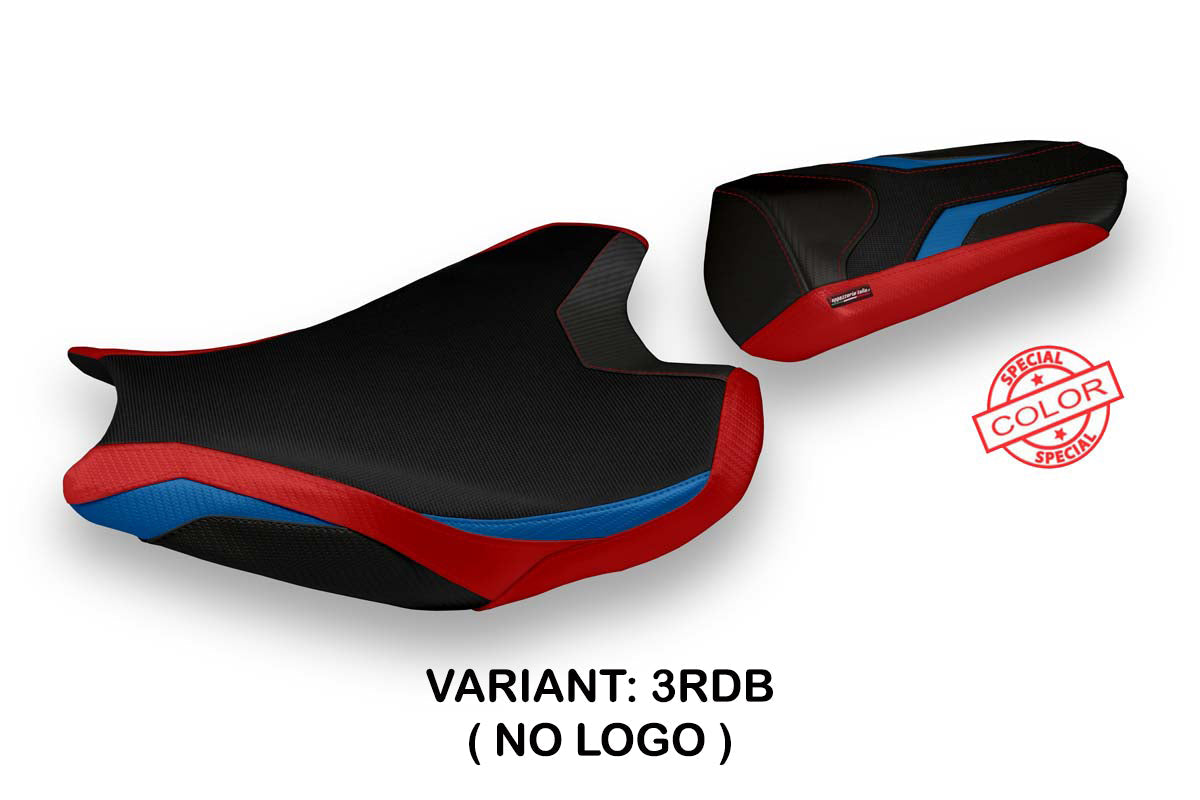 Honda CBR1000RR 2017-2024 Seat Cover Tappezzeria Italia in Red and Blue