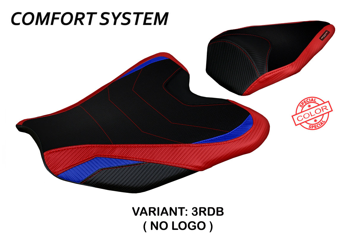 Tappezzeria Italia Honda CBR1000RR-R Fireblade 2020-2025 Seat Cover Comfort in Red and Blue
