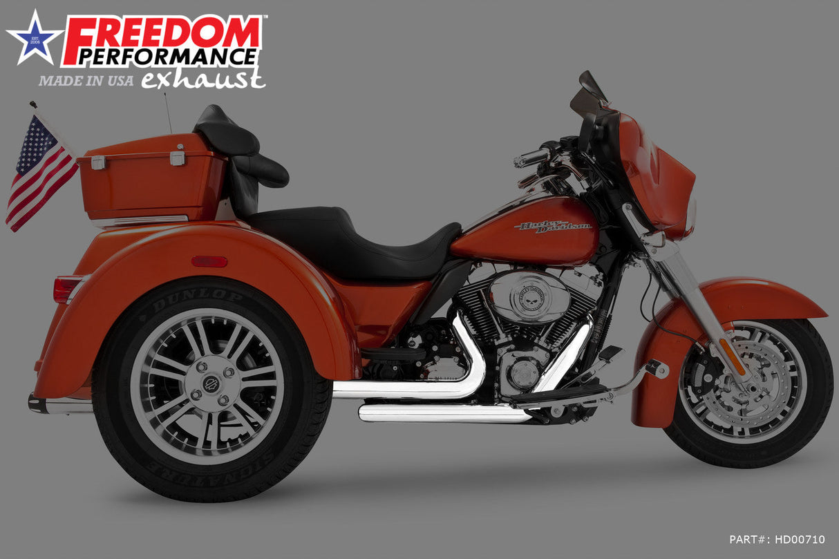 HARLEY TRIKE RIGHT SIDE TUCK & UNDER & CLASSIC TRUE-DUAL HEADERS BUNDLE