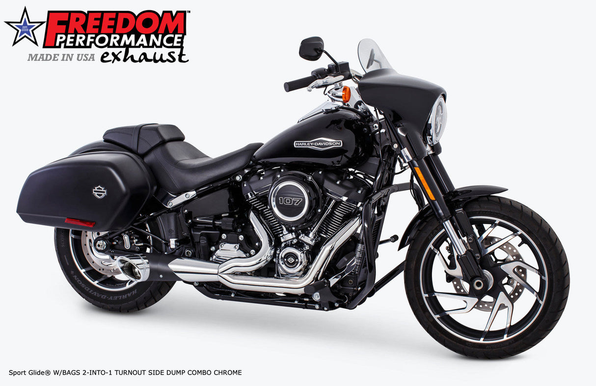 HARLEY M8 SOFTAIL 2-INTO-1 TURNOUT/SIDEDUMP 2018 - PRESENT